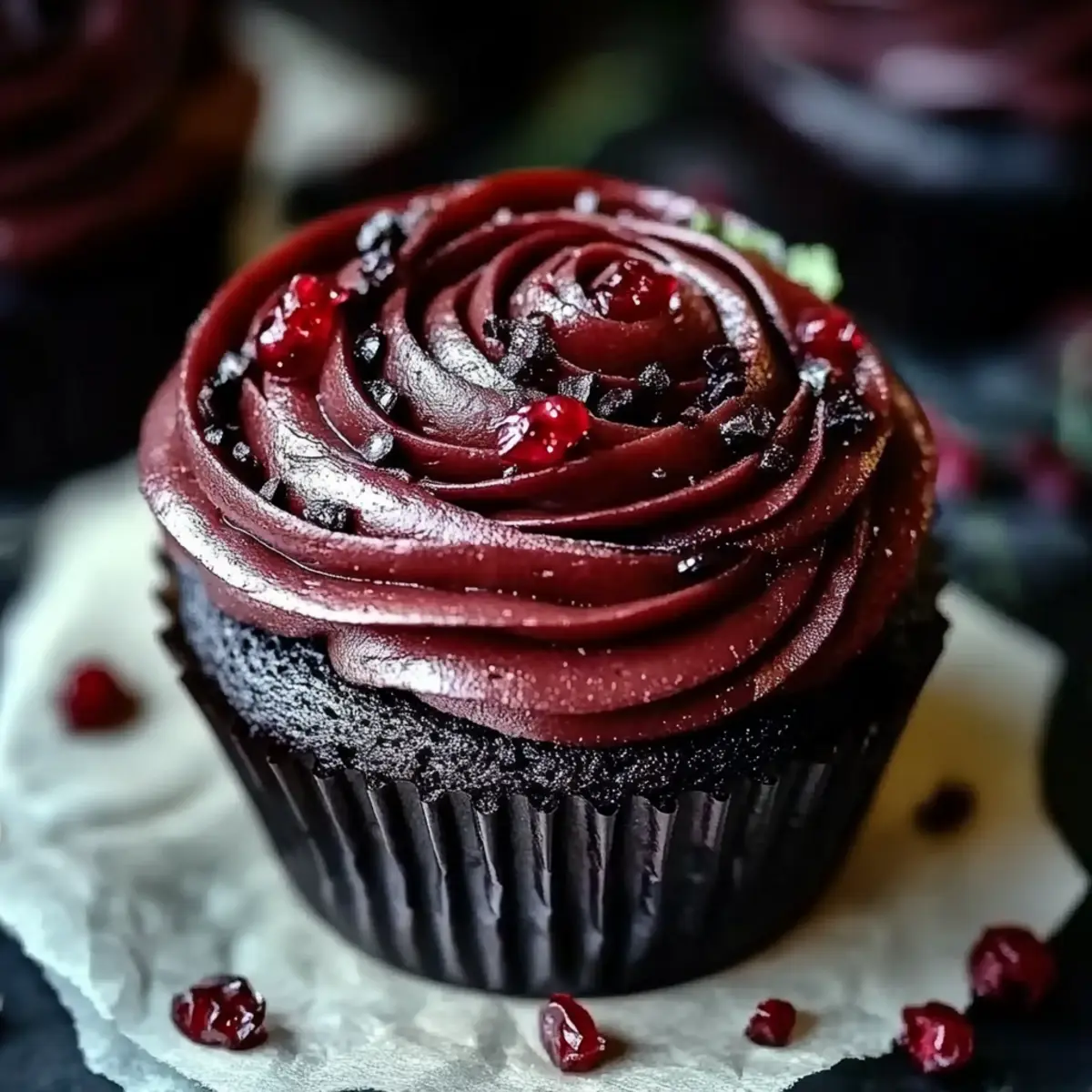 Midnight Rose Garden Cupcakes: Elegant & Easy Dessert Guide